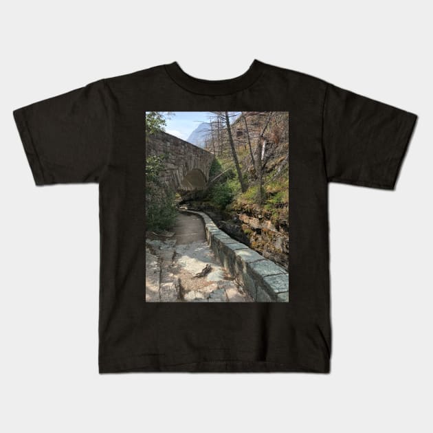 Stone Bridge Kids T-Shirt by Sparkleweather